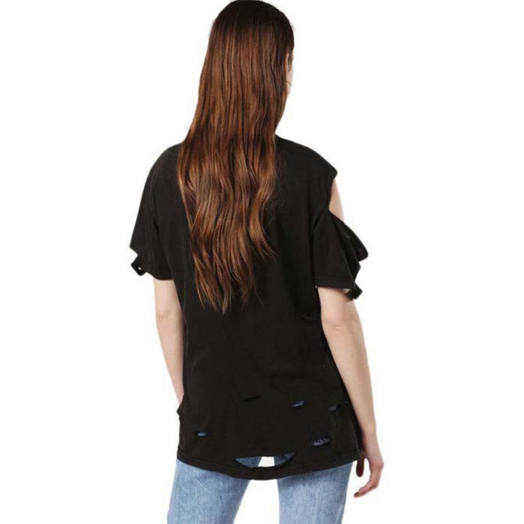 T Cynth Women's T Shirt Crew Neck Short Sleeves Regular Fit Casual Tops Diesel