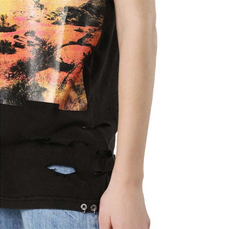 T Cynth Women's T Shirt Crew Neck Short Sleeves Regular Fit Casual Tops Diesel