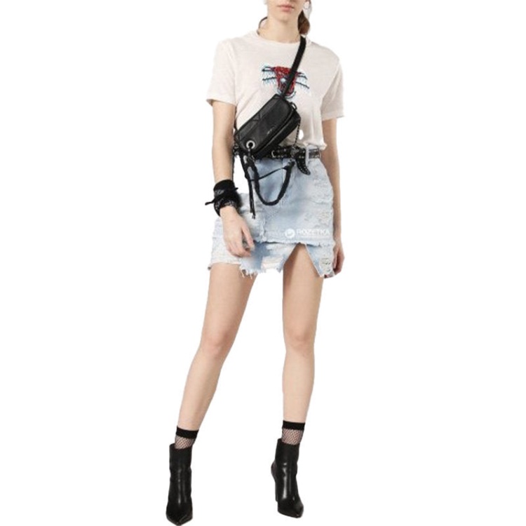 T Sily P Women's T Shirt Crew Neck Short Sleeves Regular Fit Casual Top Diesel