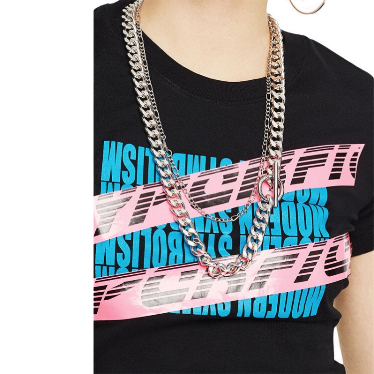 T Supery Women's T Shirt Crew Neck Short Sleeve Slim Fit Casual Tops Black Diesel