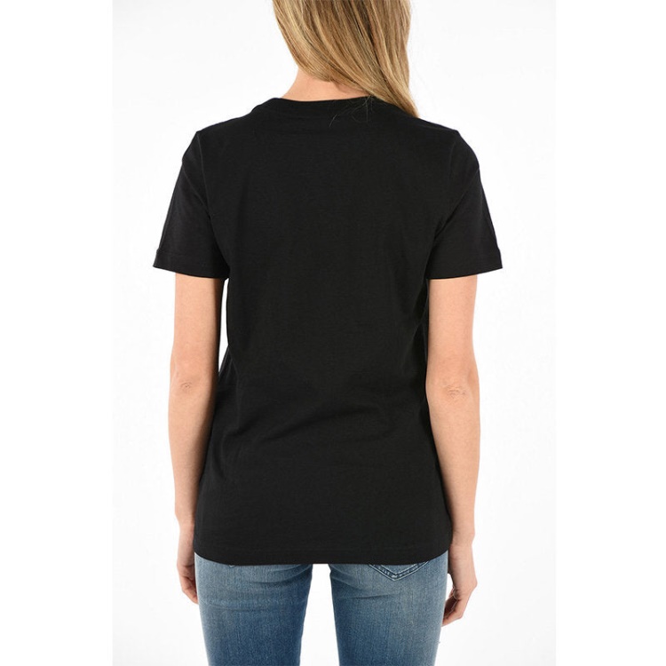Diesel T Sily C1 Women's T Shirt Crew Neck Short Sleeves Slim Fit Casual Tops