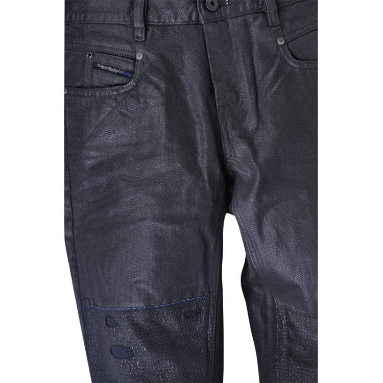 Belthy 0856E Women's Jeans Denim Regular Slim Black Pants Limited Edition Diesel