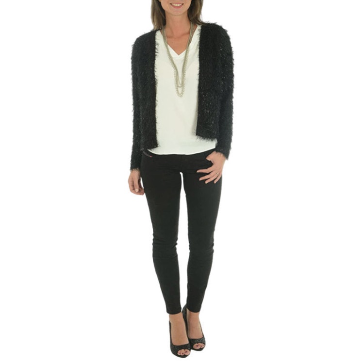 Diesel Grupee-Ankle 0R84A Women's Denim Jeans Super Slim Skinny Black Zip Fly