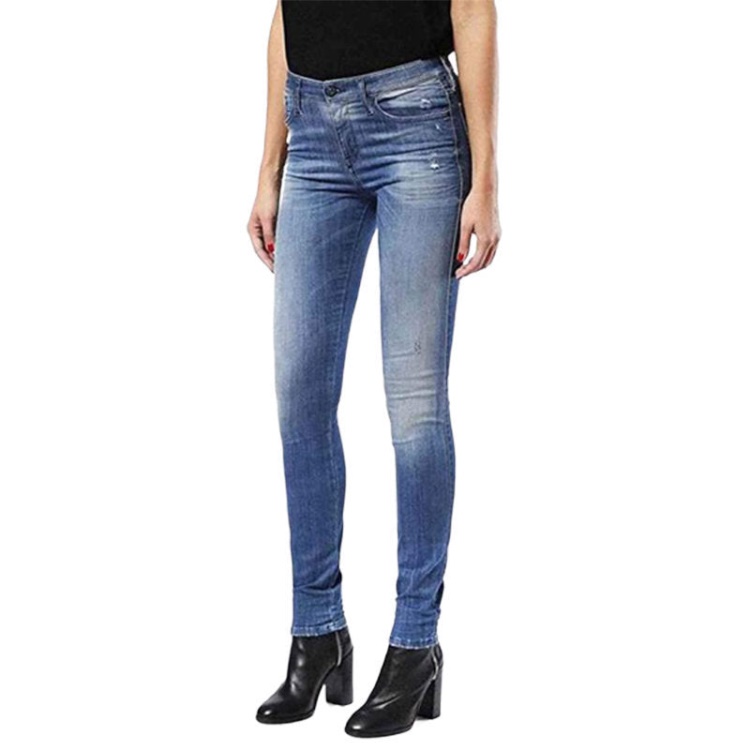 Skinzee 0679W Women's Denim Jeans Super Skinny Fit Blue Faded Zip Fly Diesel