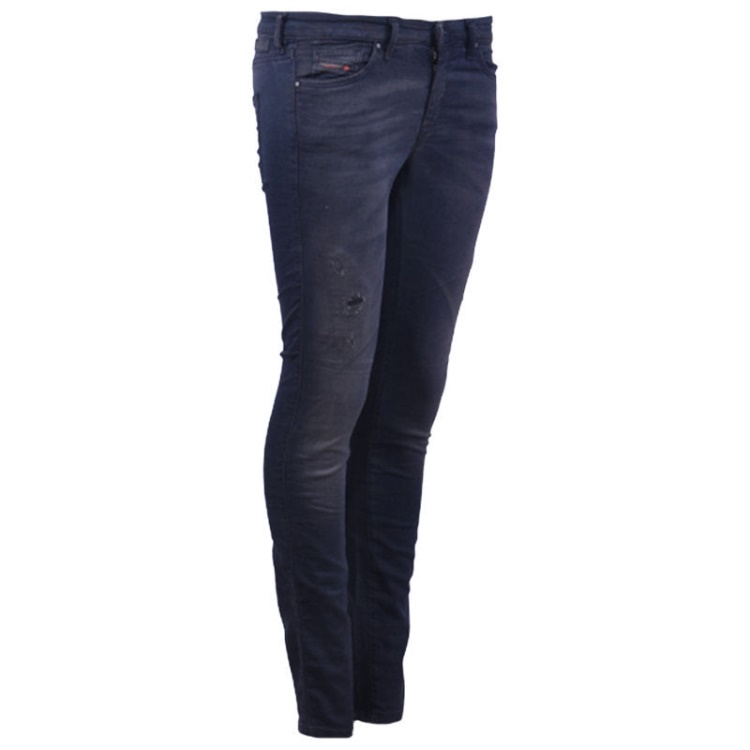 Diesel Doris Ne 0669Q Women's Denim Jeans Slim Fit Distressed Sweat Jogg Pants