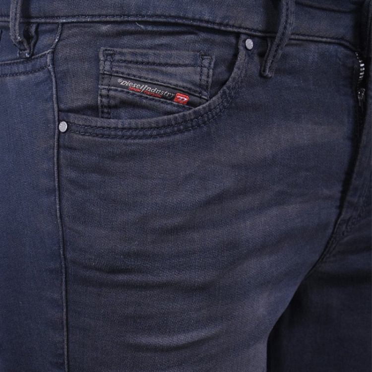 Diesel Doris Ne 0669Q Women's Denim Jeans Slim Fit Distressed Sweat Jogg Pants