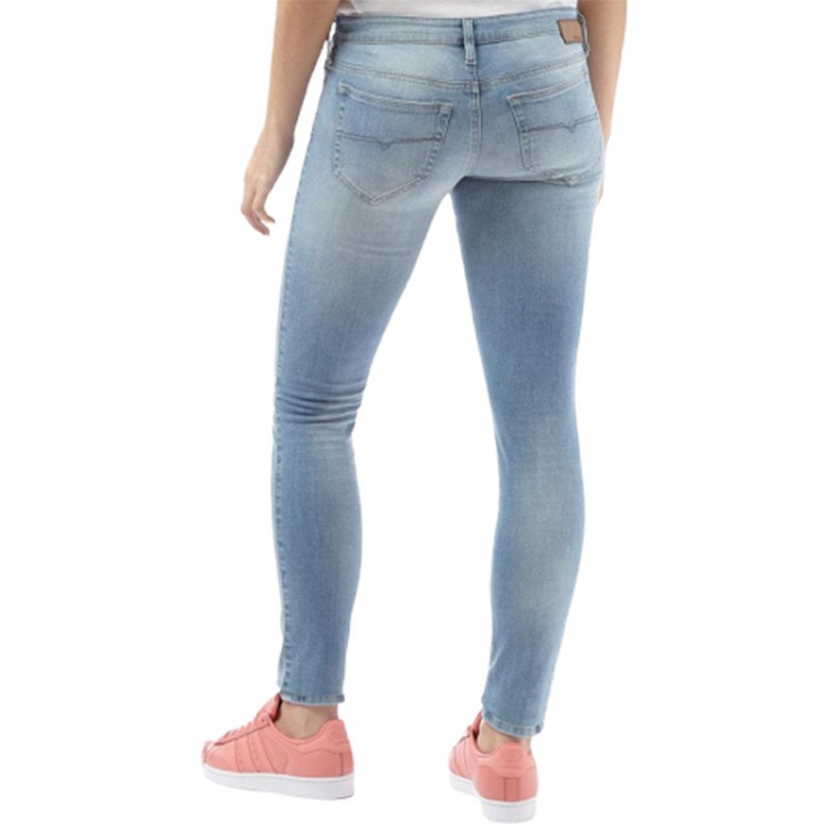 Skinzee 084Cr Women's Denim Jeans Faded Stretch Super Skinny Fit Blue Pant Diesel