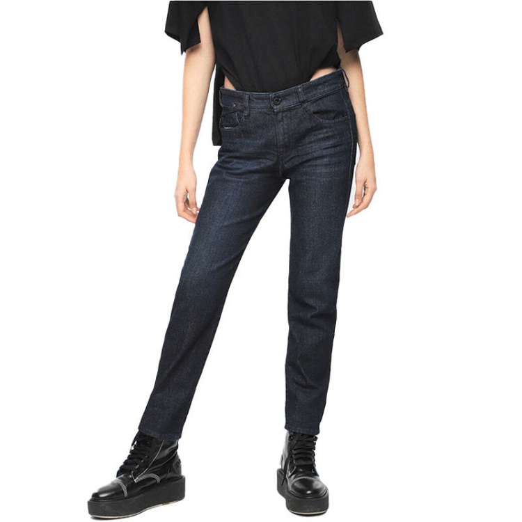 Diesel D Rifty 080Ak Women's Jeans Denim Stretch Slim Low Waist Fit Trousers