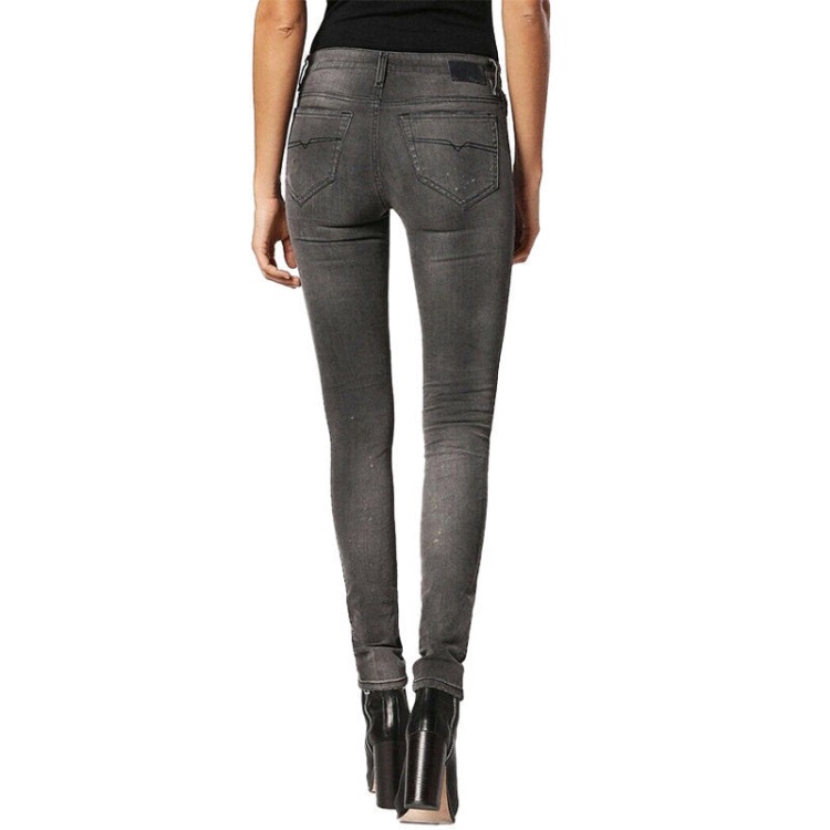 Diesel Skinzee 0683L Women's Jeans Super Slim Skinny Regular Waist Fit Pants