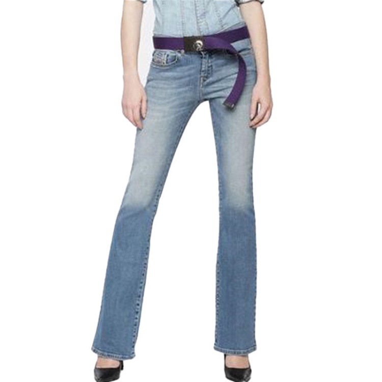 Lowleeh 084Vd Women's Jeans Denim Stretch Slim Bootcut Low Waist Fit Pants Diesel