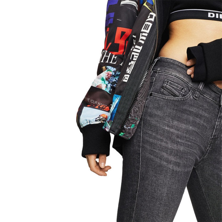 Slandy 088As Women's Jeans Super Slim Skinny Regular Waist Fit Trousers Diesel