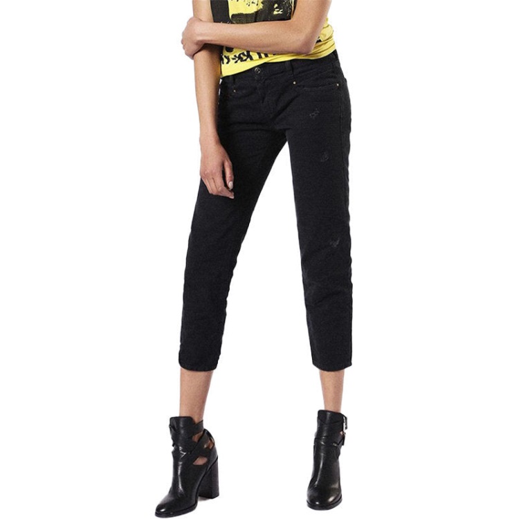 Diesel Belthy Ankle 0683W Women's Jeans Regular Slim Straight Low Waist Fit Pants
