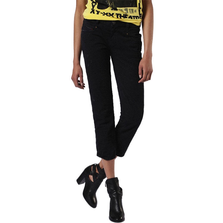 Diesel Belthy Ankle 0683W Women's Jeans Regular Slim Straight Low Waist Fit Pants