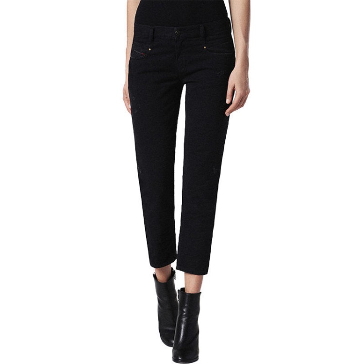 Diesel Belthy Ankle 0683W Women's Jeans Regular Slim Straight Low Waist Fit Pants