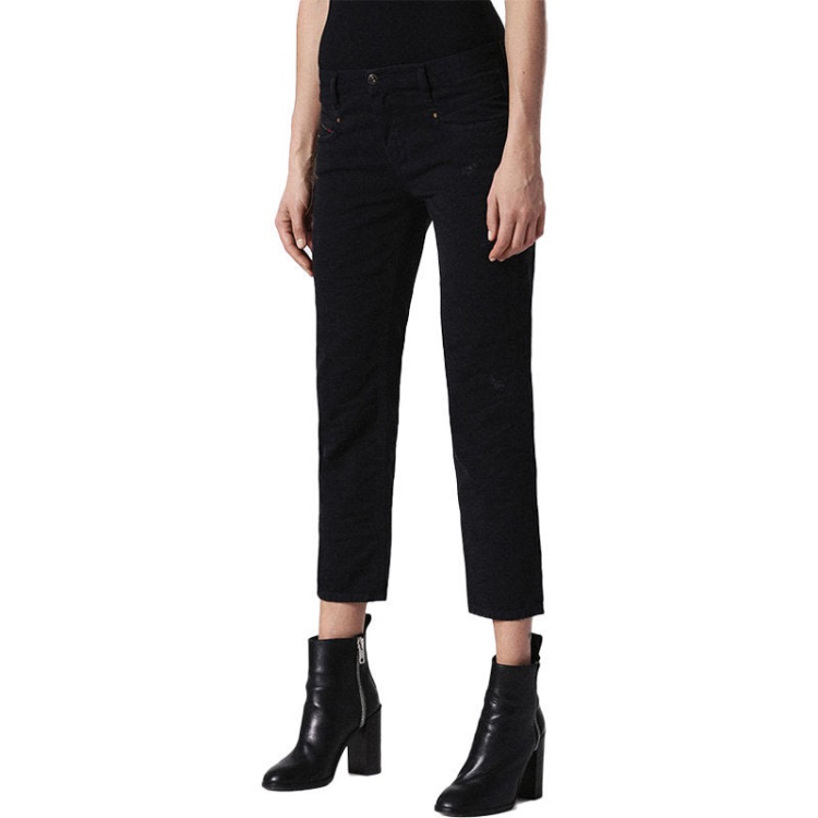 Diesel Belthy Ankle 0683W Women's Jeans Regular Slim Straight Low Waist Fit Pants