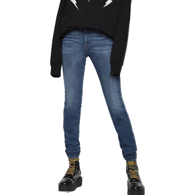 Diesel Sandy 069Aj Women's Jeans Regular Slim Straight Regular Waist Fit Pants