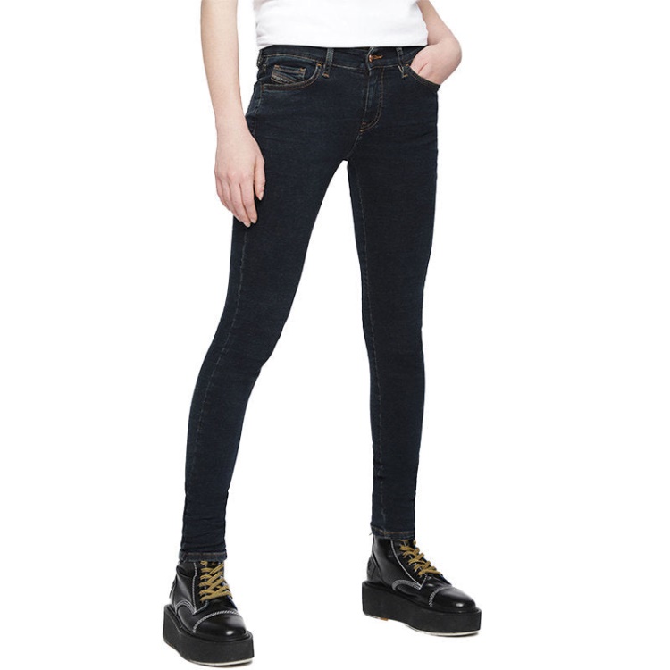 Slandy 069An Women's Jeans Super Slim Skinny Regular Waist Fit Trousers Diesel