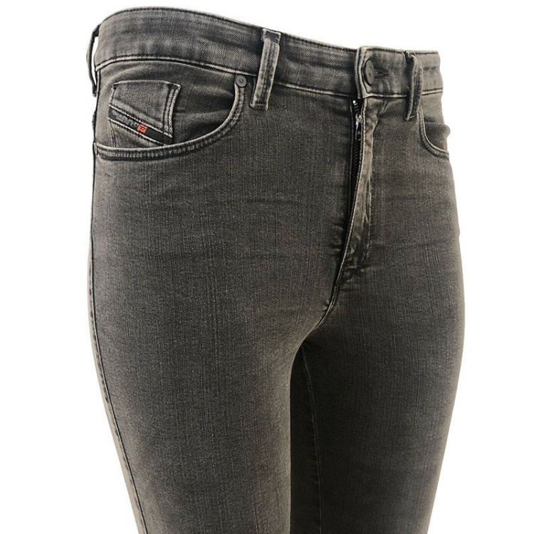 Diesel Skinzee-Xp R8W69 Women's Denim Jeans Stretch Trousers Casual Black Pants