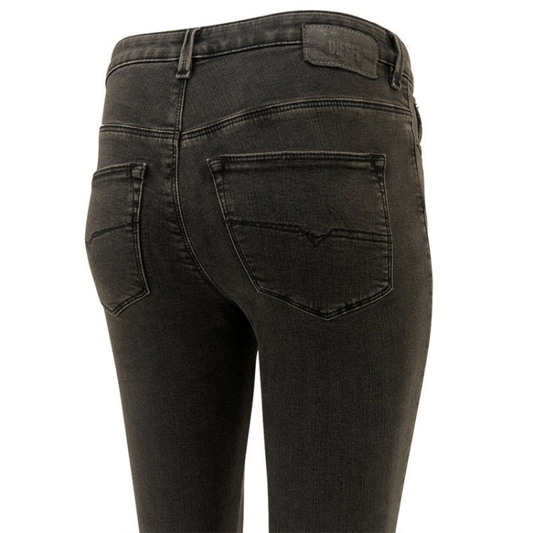Diesel Skinzee-Xp R8W69 Women's Denim Jeans Stretch Trousers Casual Black Pants
