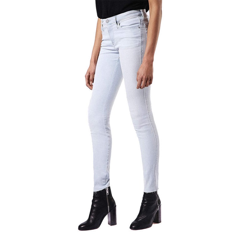 Skinzee 084Ey Women's Denim Jeans Slim Fit Trouser Casual Light Blue Pants Diesel