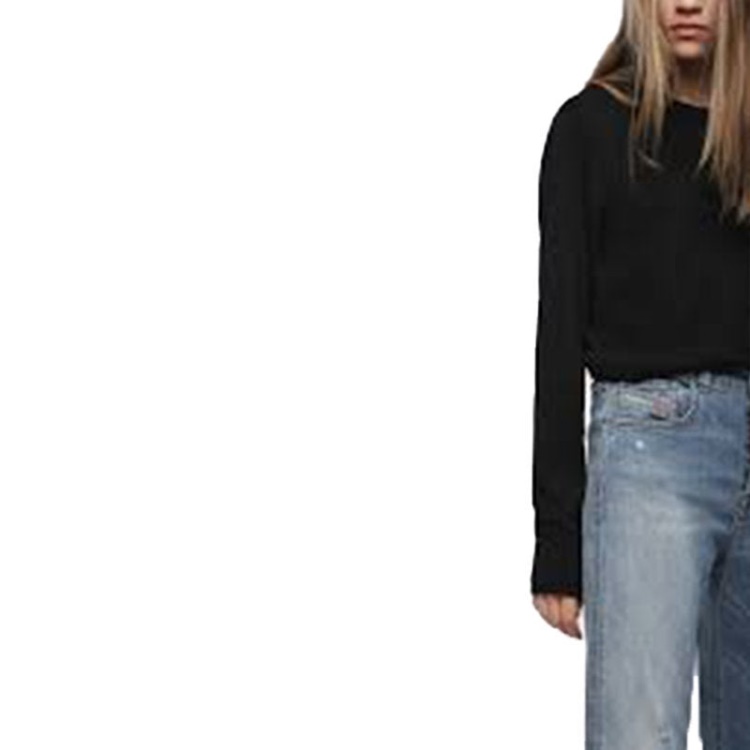 Alys 084Wv Women's Denim Jeans Regular Fit Casual Light Blue Pants Diesel