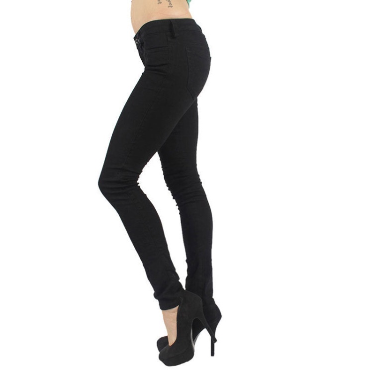 Diesel Skinzee Low 0813E Women's Denim Jeans Stretch Trouser Casual Black Pants