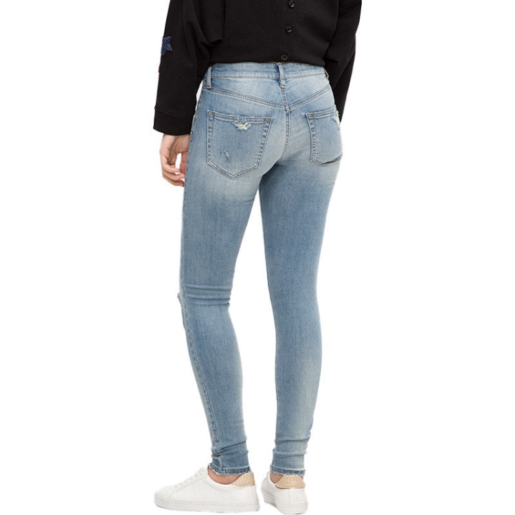 Diesel Slandy 084Mt Women's Denim Jeans Distressed Trouser Casual Blue Pant