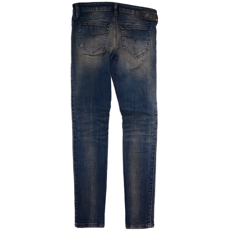 Diesel Skinzee Low S R70X8 Women's Denim Jeans Casual Pant Slim Fit Blue Trouser