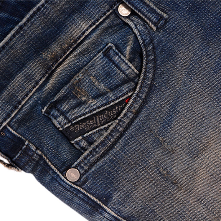 Diesel Skinzee Low S R70X8 Women's Denim Jeans Casual Pant Slim Fit Blue Trouser