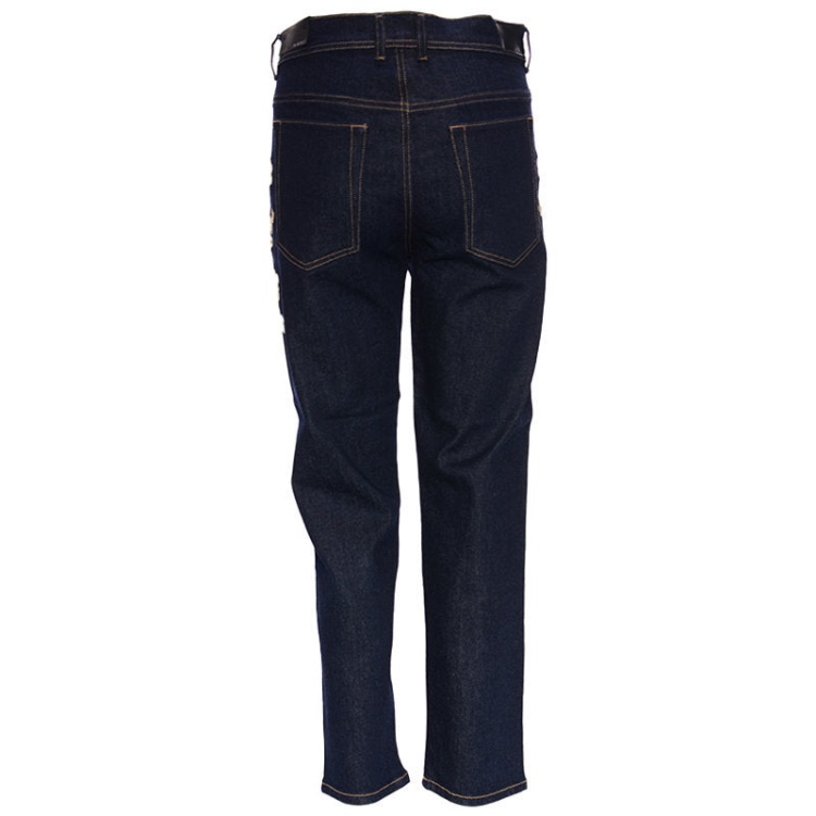 Black Gold Type 1799 Bg8Yl Women's Denim Jeans Embroidery Blue Pant Diesel