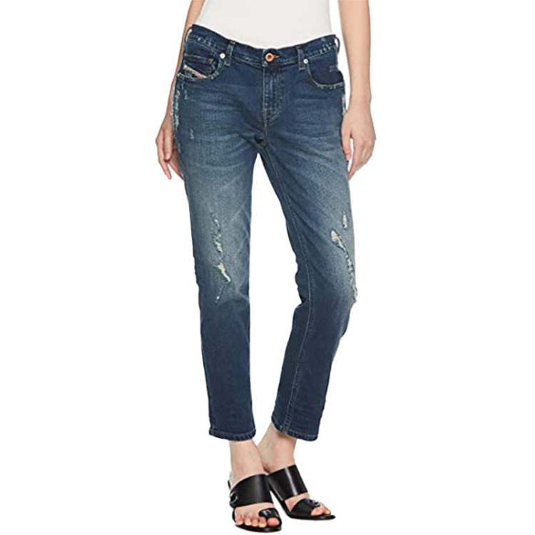 Belthy Ankle 084Yy Women's Jeans Regular Slim Straight Low Waist Fit Pants Diesel
