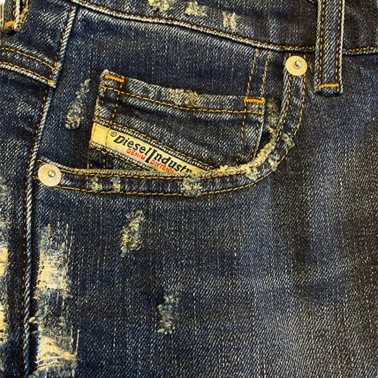 Belthy Ankle 084Yy Women's Jeans Regular Slim Straight Low Waist Fit Pants Diesel