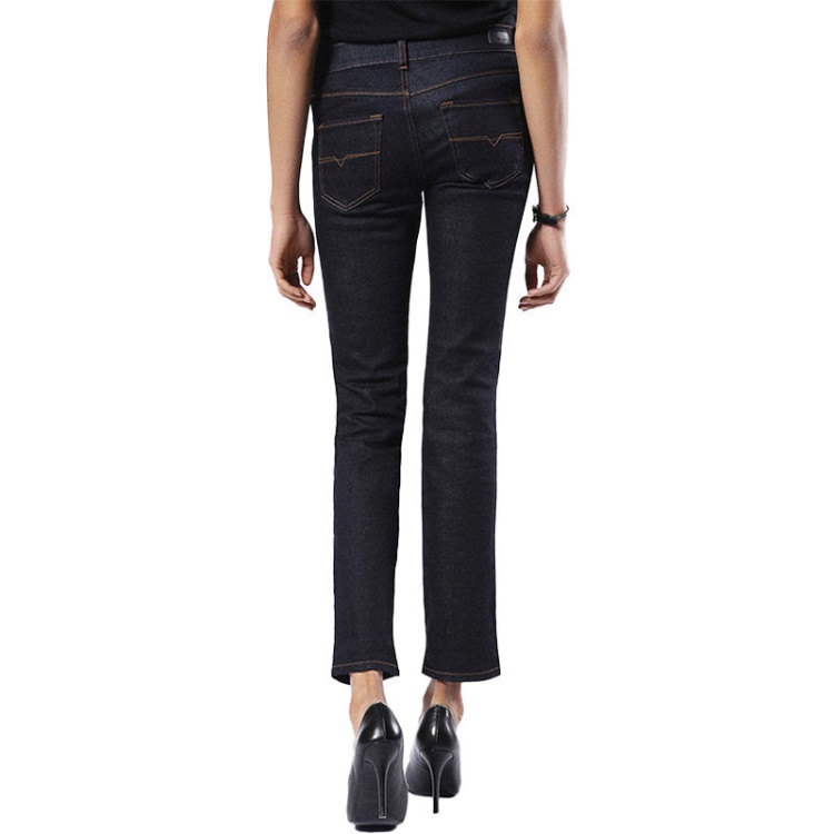 Diesel Sandy 0665W Women's Jeans Regular Slim Straight Regular Waist Fit Pants