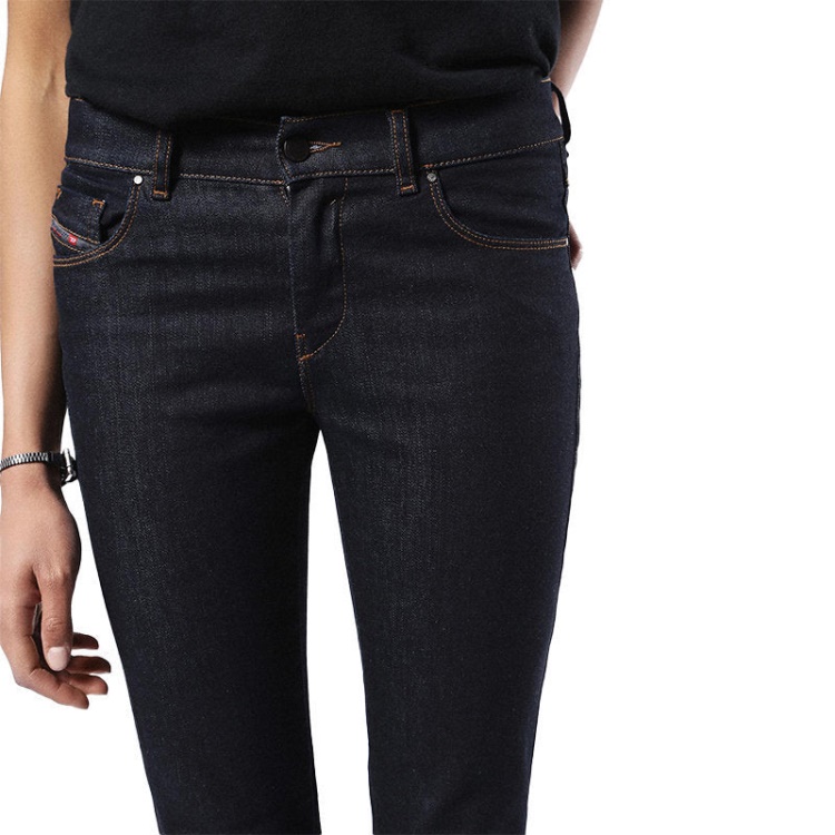 Diesel Sandy 0665W Women's Jeans Regular Slim Straight Regular Waist Fit Pants