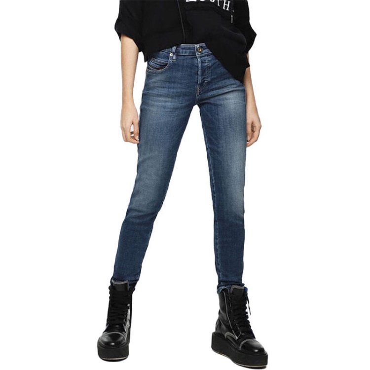 Babhila 082Ab Women's Jeans Denim Slim Skinny Regular Waist Fit Pants Diesel