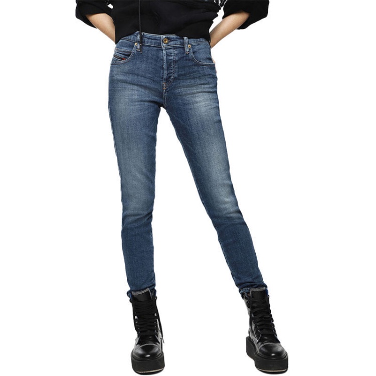 Babhila 082Ab Women's Jeans Denim Slim Skinny Regular Waist Fit Pants Diesel