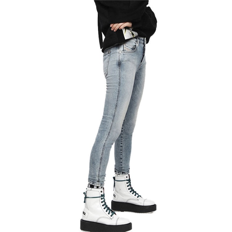 Diesel Babhila 069Bn Women's Jeans Denim Slim Skinny Regular Waist Fit Pants