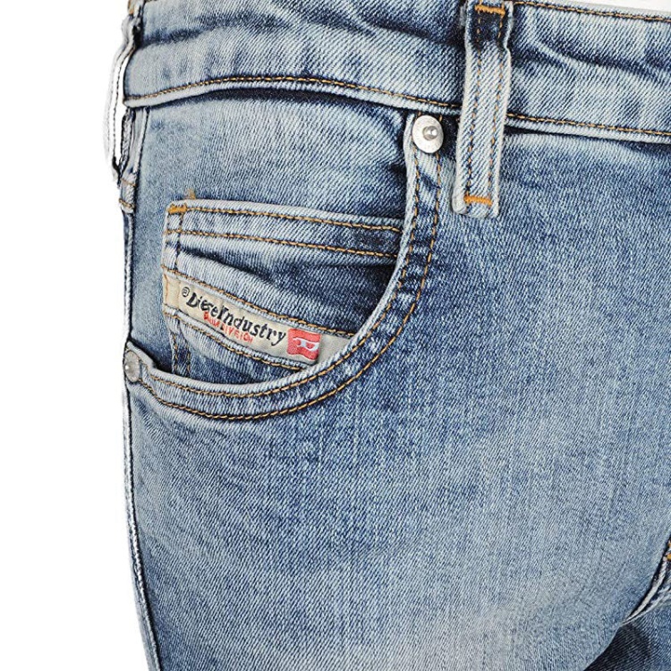 Diesel Babhila 069Bn Women's Jeans Denim Slim Skinny Regular Waist Fit Pants