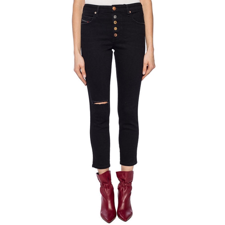 Diesel Babhila B 084Zn Women's Jeans Denim Slim Skinny Regular Waist Fit Pants