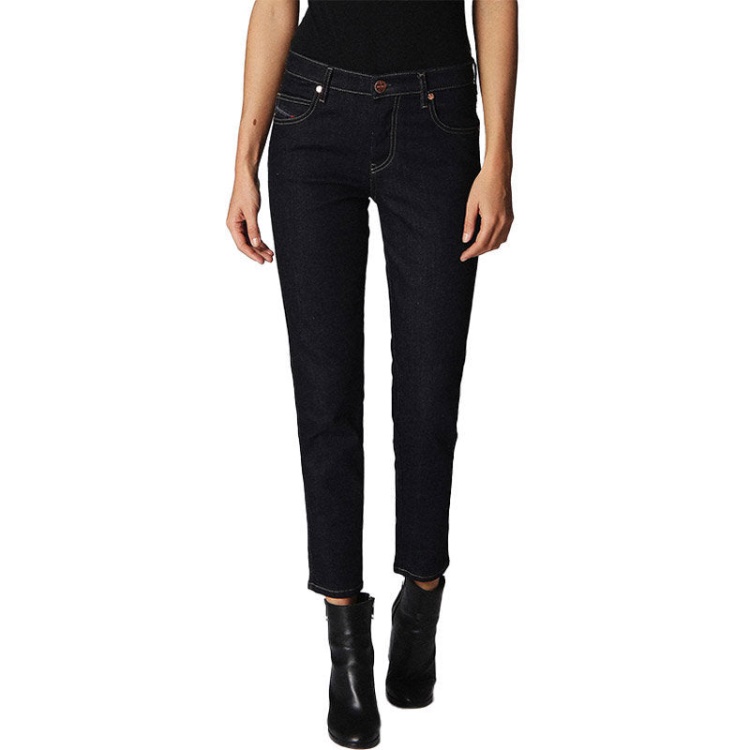 Diesel Babhila 0665W Women's Jeans Denim Slim Skinny Regular Waist Fit Trousers