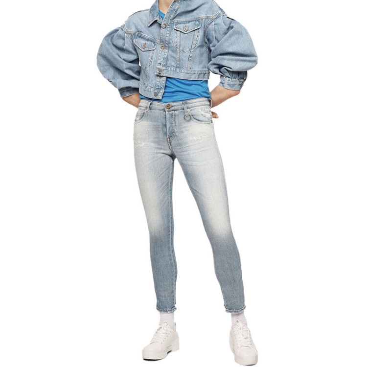 Babhila 081Aj Women's Jeans Denim Slim Skinny Regular Waist Fit Trousers Diesel