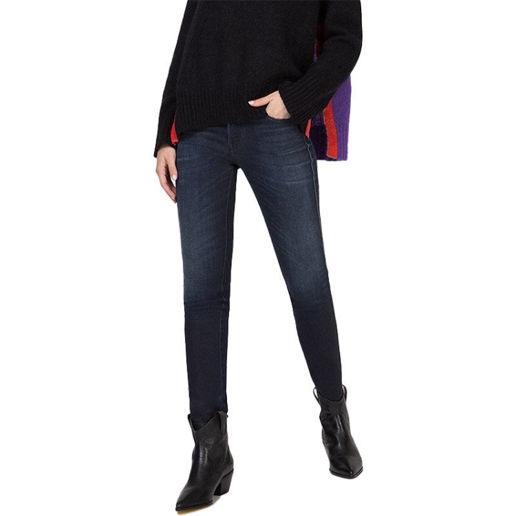 Diesel Babhila 083Af Women's Jeans Denim Slim Skinny Regular Waist Fit Trousers