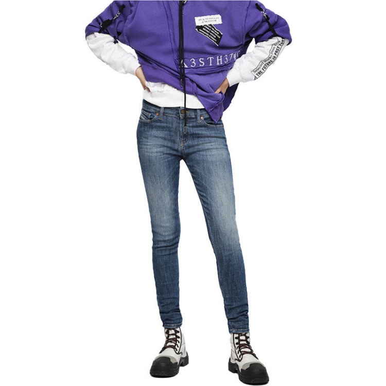 Slandy 088Av Women's Jeans Super Slim Skinny Regular Waist Fit Trousers Diesel