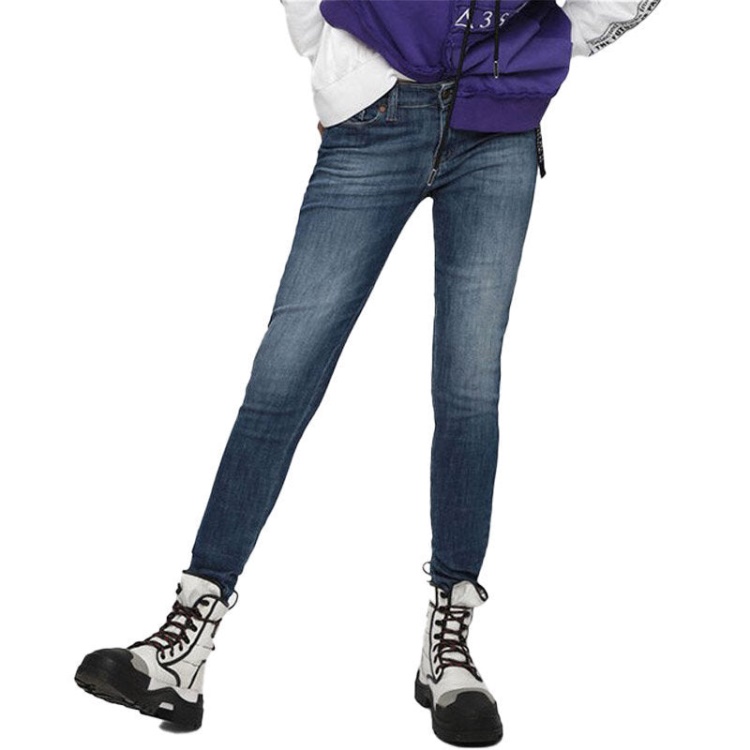 Slandy 088Av Women's Jeans Super Slim Skinny Regular Waist Fit Trousers Diesel