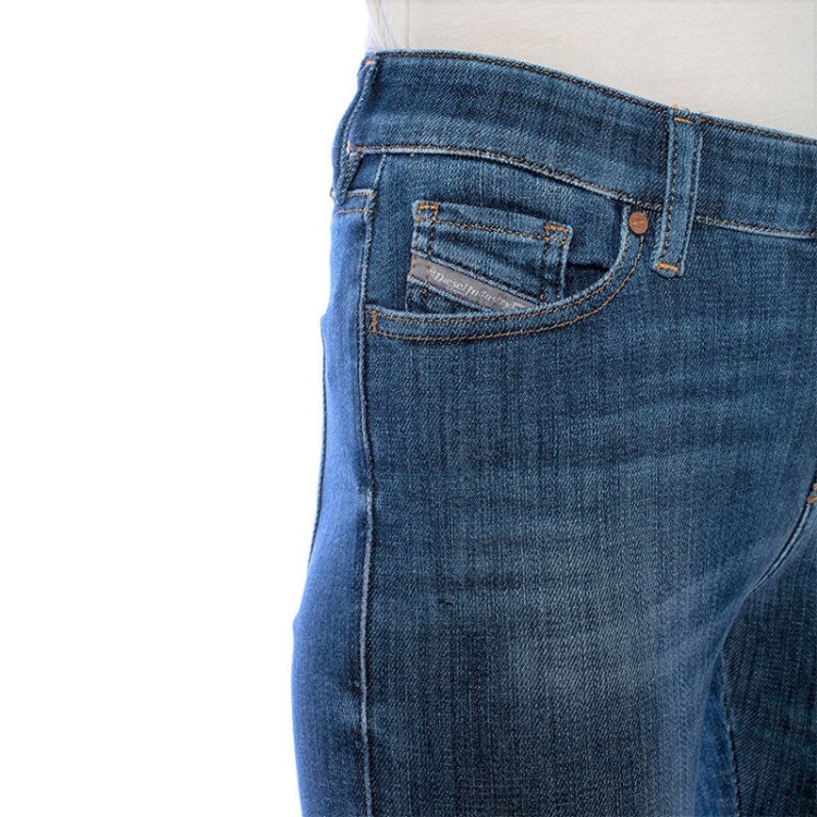 Slandy 088Av Women's Jeans Super Slim Skinny Regular Waist Fit Trousers Diesel