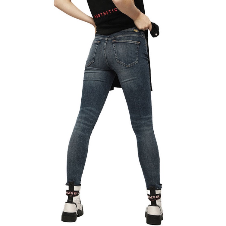 Diesel Slandy 069Bj Women's Jeans Super Skinny Regular Waist Fit Casual Trousers