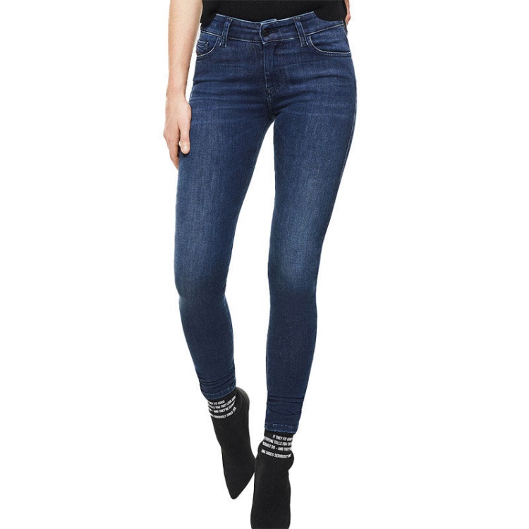 Slandy 0890K Women's Jeans Super Slim Skinny Regular Waist Fit Trousers Diesel