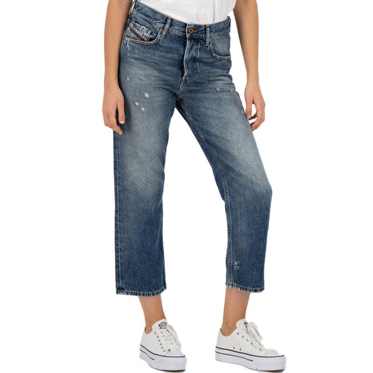 Diesel Aryel 084Vb Women's Jeans Denim Regular Straight Regular Waist Fit Pants