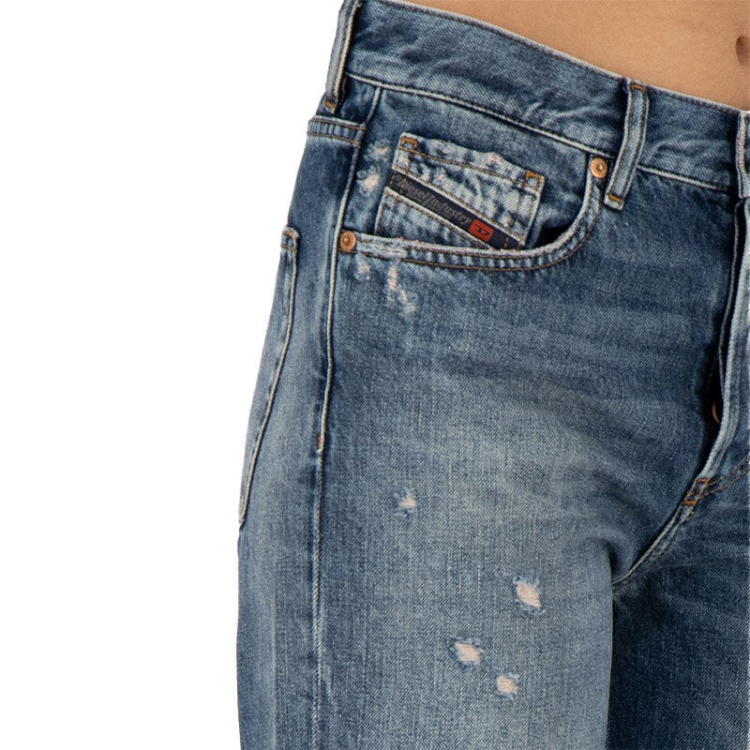 Diesel Aryel 084Vb Women's Jeans Denim Regular Straight Regular Waist Fit Pants