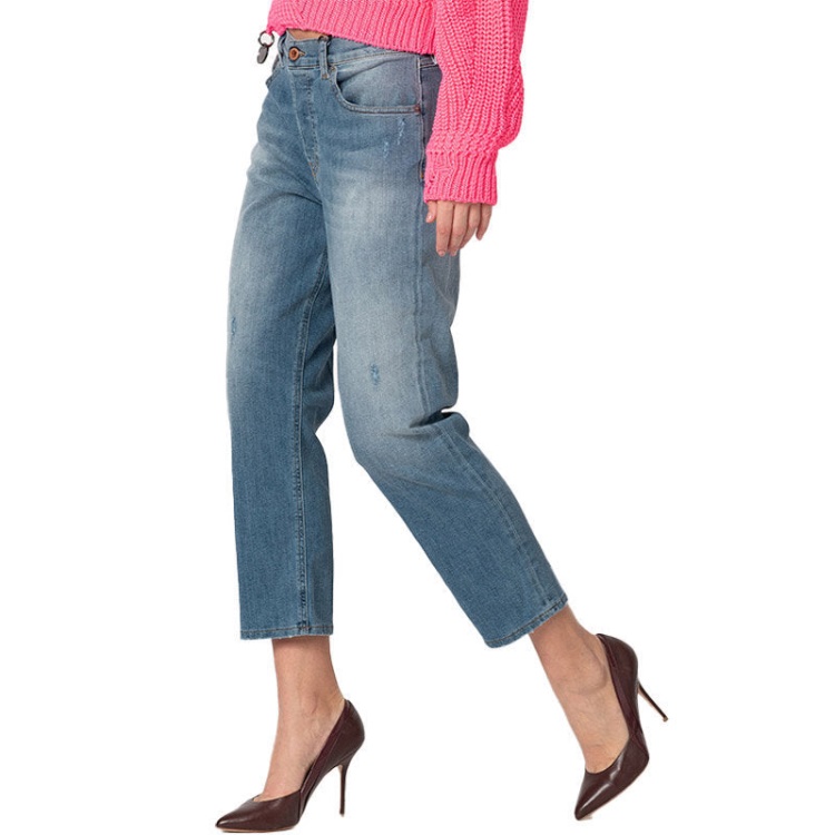 Aryel 084Yj Women's Jeans Denim Regular Straight Regular Waist Fit Pants Diesel